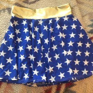 Blue Star Skater Skirt